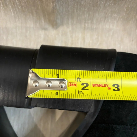 L’INTERVALLE Sz 40 Chelsea Shaft Suede Pointy Stacked Heel  Ankle Booties Boots - Picture 4 of 12